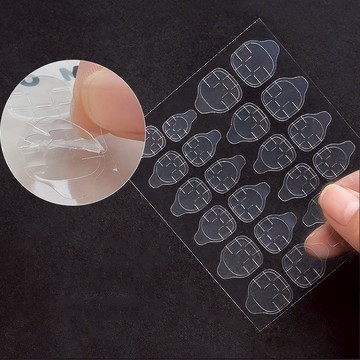 🔥台灣現貨24H秒出🔥美甲貼片膠 穿戴甲貼片 穿戴甲果凍膠 美甲貼片 假指甲貼 雙面貼 免膠水美甲 甲片貼 美甲工具