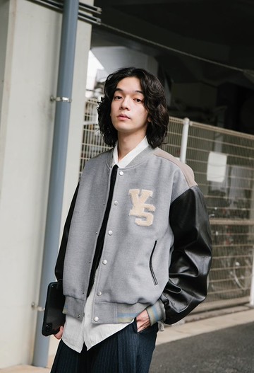 低空飛行 復古撞色拼接棒球服夾克