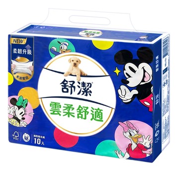 【Kleenex 舒潔】雲柔舒適迪士尼限定版抽取衛生紙 100抽x10包x2串_廠商直送