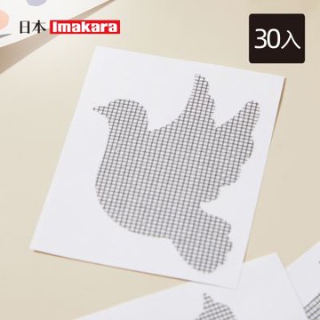 日本Imakara 可愛動物造型紗窗修補貼/紗網補洞修復貼(10片/包)-3包組-多款可選