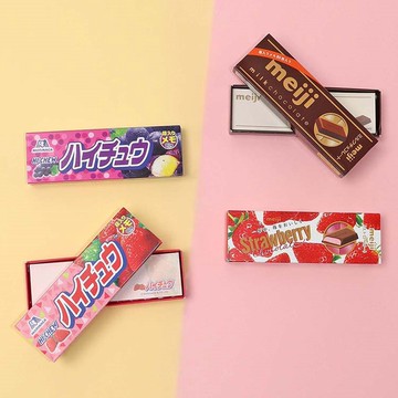 【STU】Sakamoto FUNBOX 明治零食系列便籤 草莓巧克力 嗨啾軟糖 便條紙 橫式便簽本 備忘錄 創意便條