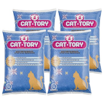 Cat Tory 凝結型膨潤土貓砂  5L  4包  無香