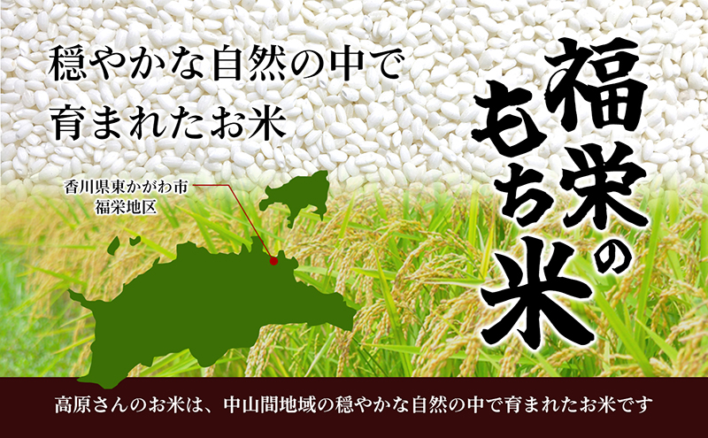 令和5年産　福栄のもち米2kg（白米）