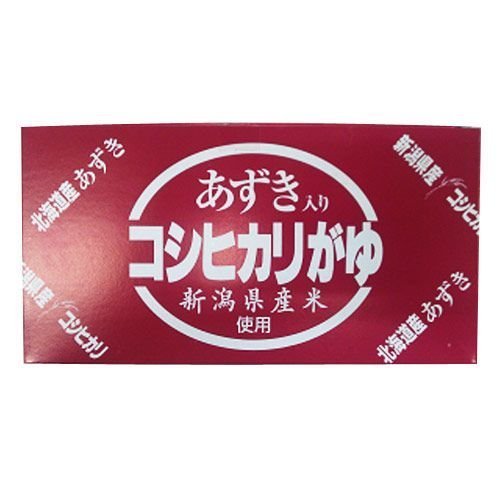 あずき入りコシヒカリがゆ缶 280g×3缶パック 新潟県産米使用 おかゆ 防災 保存食