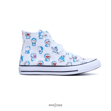 DORAEMON CONVERSE CHUCK TAYLOR ALL STAR白 聯名 高筒 哆啦A夢【A15791C】