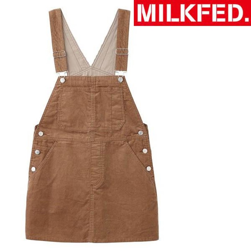 スカート ジャンパースカート ミルクフェド MILKFED CORDUROY MINI