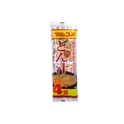 (マルコメ 生みそ汁料亭の味とん汁４食×12個