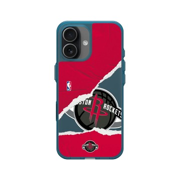 iPhone 17 Clear (相機按鈕) 夜幕藍 - NBA - 熱血系列-休士頓火箭 Houston Rockets - Sweat and Tears