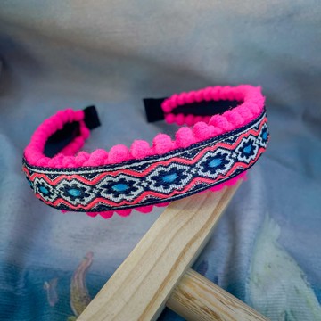 手工塑形減壓髮箍織帶-G