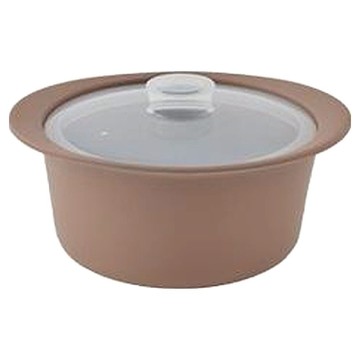 Firgi 嬰兒副食品矽膠萬用蒸鍋  多功能蒸鍋 1200ml  1個  灰褐色