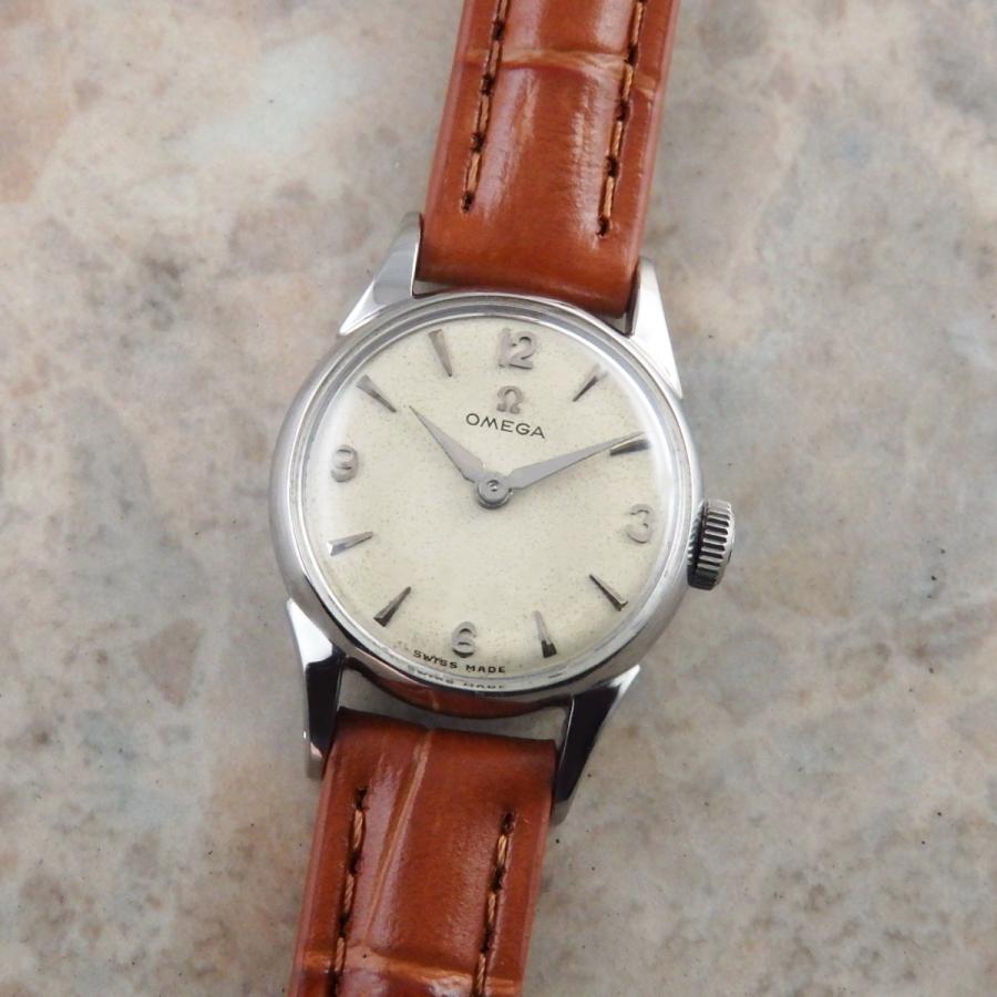 【稼働品】オメガ■レディースウォッチ12 オメガ 1950'S Ladies レディース アンティークウォッチ 3-6-9
