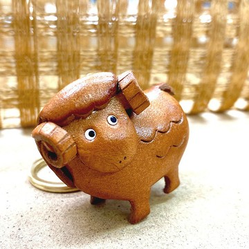 羊真皮鑰匙扣動物日本製造手工3D建模萬卡