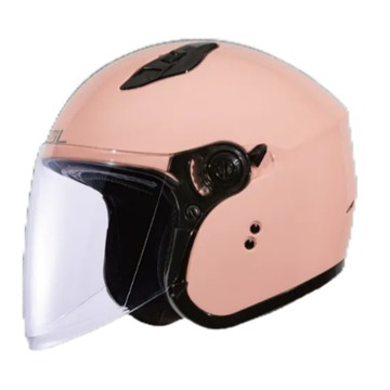 SOL 安全帽 SO12 SO-12 素色 珊瑚橘 半罩 內藏墨鏡 齒排扣 雙層鏡 加長鏡片 輕量化 小尺寸