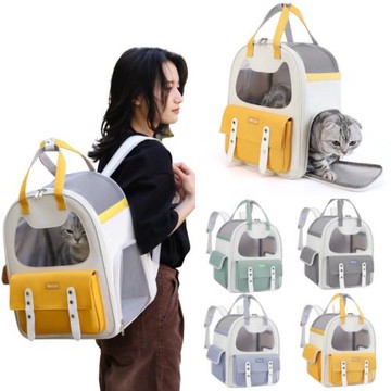 新款貓包ins外出包寵物背包批發貓咪便攜大容量雙肩狗包寵物用品
