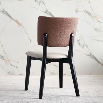 開發票 實木椅 扶手椅 靠背椅 實木北歐餐椅家用網紅輕奢現代椅子靠背椅簡約靠背凳子酒店餐廳 快速出貨