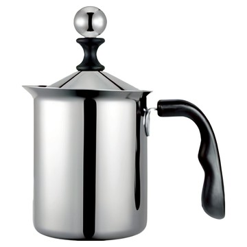 Pearl Horse 寶馬 彈簧式奶泡器 TASP400D 400cc -輕鬆製作綿密奶泡，享受專業咖啡  1個  銀色