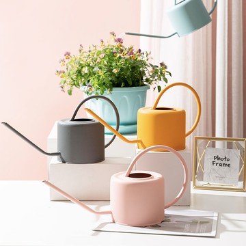 （倉庫直出）灑水壺澆花壺多肉澆水壺鐵藝田園鄉村鐵皮園藝長嘴澆花水壺長嘴YJ-180快速出貨