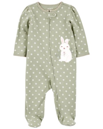 Baby Bunny 2-Way Zip Cotton Sleep & Play
