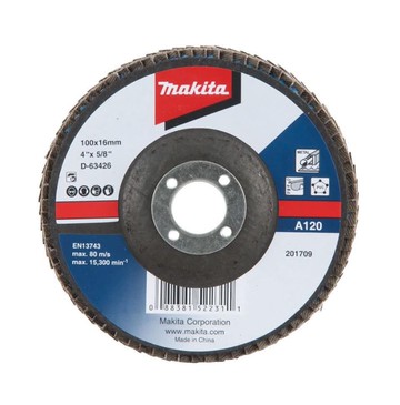 MAKITA 牧田 D-63426 100mm #120 金屬 塑料 砂布輪 蝶式砂布輪