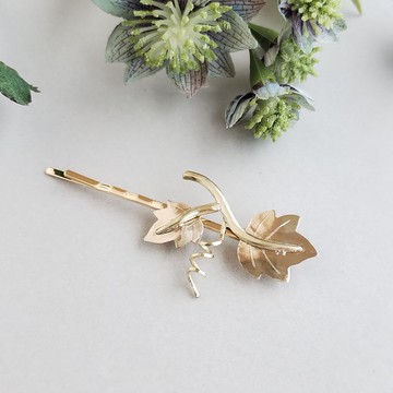 葡萄葉藤蔓髮夾