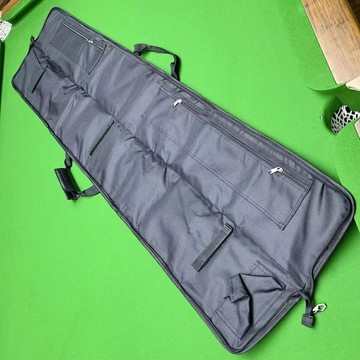 LP臺球桿盒外包保護套一體通桿 桿包雙槽耐磨三槽袋黑八斯諾克包