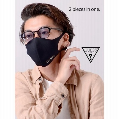 Guess ゲス マスク 洗える メンズ レディース 洗えるマスク ポリウレタンマスク 2枚入り Mk2a7724rt 通販 Lineポイント最大get Lineショッピング