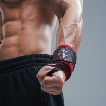 無畏東方魔獸聯名款護腕男健身臥推運動扭傷勞損加壓手腕綁帶腱鞘