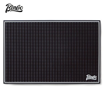 BINCOO 咖啡吧臺收納墊 濾水墊意式咖啡器具 壓粉布粉墊 加厚可折疊
