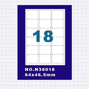 滿額現折180★(5包)OGI A4標籤貼紙3欄6列/50張入 四邊圓角留邊 雷射.噴墨.點距陣各式列表機專用 標籤貼紙No.N36018