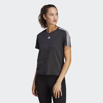 【adidas 愛迪達】 3-STRIPES 短袖上衣 T恤 女 IC5039