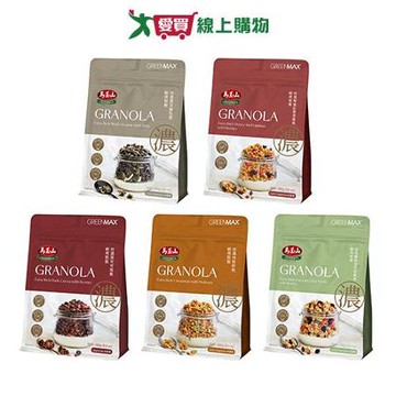 馬玉山輕烤穀脆系列(黑芝麻堅果/蜂蜜紅藜麥莓果/黑可可莓果/肉桂【愛買】