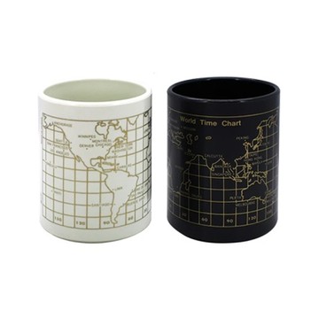 【W.I.P 台灣聯合】地圖 筆筒 中 Φ8x10cm / 個 NO.IP05