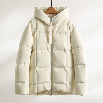 現貨+預購 真羽絨90%鵝絨羽絨外套羽絨衣夾克-保暖鵝絨連帽雙拉鏈女外套3色74ia53【獨家進口】【米蘭精品】