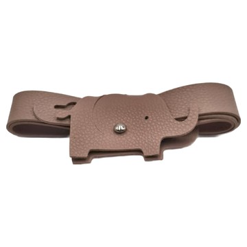 JB Design 泰國大象杯袋 奶茶色 80g 圓直徑26cm 杯袋長度37cm PU材質  1個