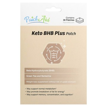 PatchAid, 生酮 BHB 加強型貼片，30 片