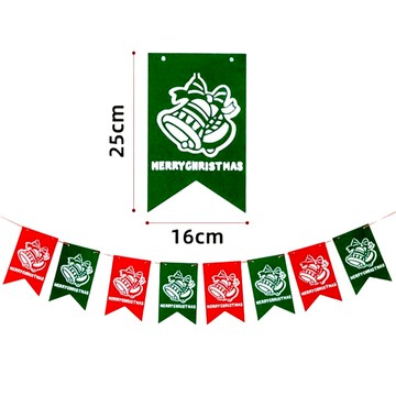 聖誕佈置旗-燕尾鈴鐺-SCX-11050-010