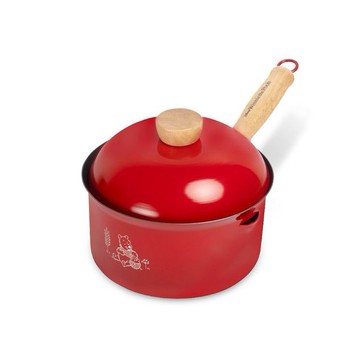 Hiromimi~Disney 迪士尼 維尼附蓋單柄湯鍋(17CM)1入 小熊維尼系列