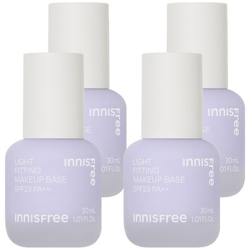 INNISFREE 台灣公司貨 輕薄透服貼飾底乳 SPF23 PA++ 30ml  1 夢幻紫  4個