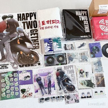 有貨可下標🚚【正版官谷】韓漫Happy Twogether咖啡廳限定周邊製品