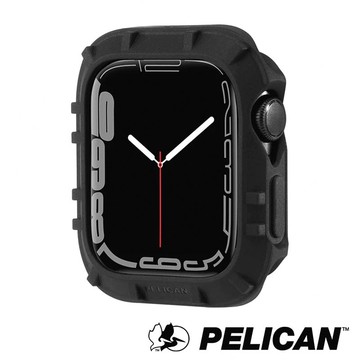 美國 Pelican 派力肯 Apple Watch 7-8代 Protector 保護者保護殼 - 黑色 41mm