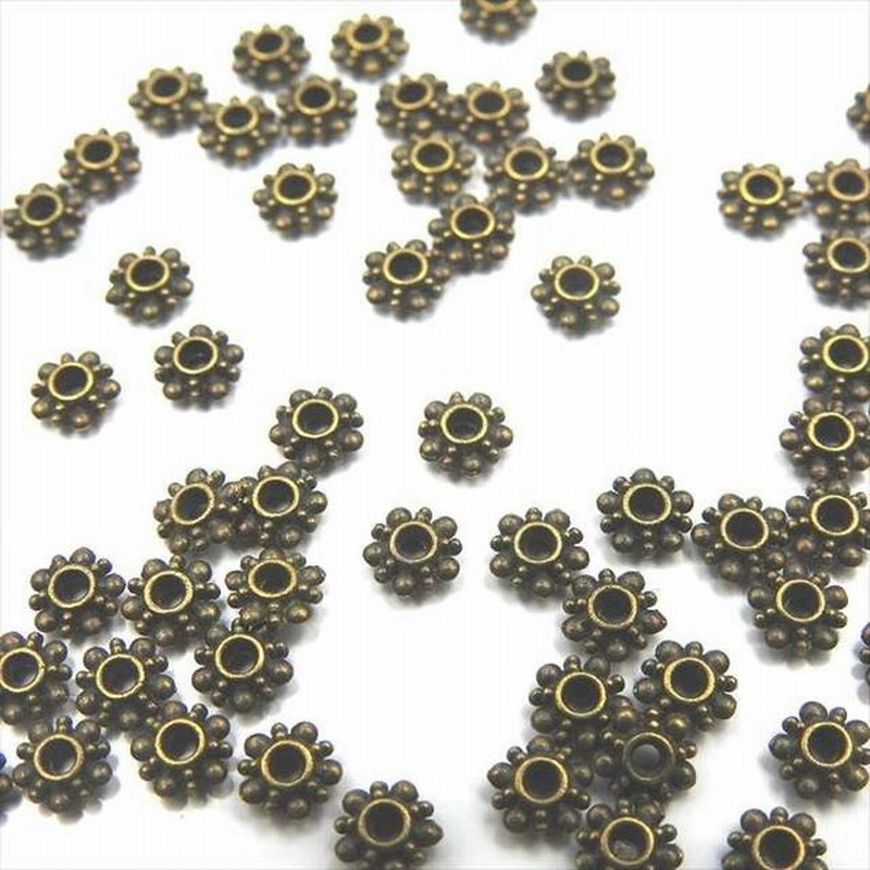 メタルビーズ 10個セット C1 リング状 フラワー 花 アクセサリー パーツ アンティークゴールド 金古美 ロンデル スペーサー 金属 金具 ビーズ 穴 ホール 手芸 通販 Lineポイント最大0 5 Get Lineショッピング