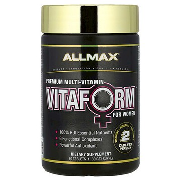 ALLMAX, Vitaform，優質女性複合維生素，60 片