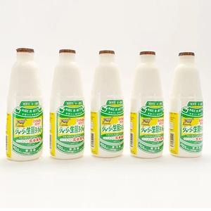 ふるさと納税 土田牧場 砂糖不使用 のむヨーグルト 900ml×5本 「生菌ヨーグルト」（飲む ヨーグルト 健康 栄養 豊富） 秋田県にかほ市