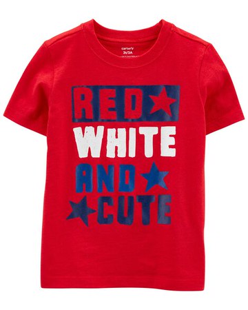 Toddler 4th Of July Jersey Tee