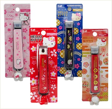 日本 KAI 貝印 和風 Kitty 指甲剪 KK-2530(和櫻)/KK-2533(花櫻)/KK-2535(梅)/KK-2534(樁)｜全店$299 全家取貨免運｜領券9折｜APP下單最高再賺22%點數⚡
