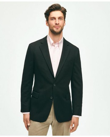 Brooks Brothers Men's Classic Fit Cashmere 1818 Sport Coat | Black | Size 40 Regular