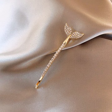 人魚姬海豚發夾邊夾少女韓國東大門劉海夾頂夾旅行發卡頭飾一字夾