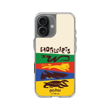 iPhone 17 Clear Case（相機按鈕） 透明 - 哈利波特 Harry Potter - 哈利波特-學院徽章風格