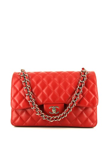 CHANEL Pre-Owned - 2020 Jumbo Timeless shoulder bag - women - Leather - One Size - Red