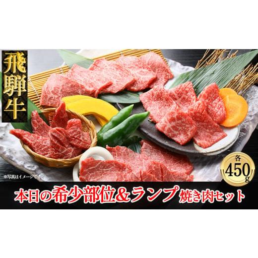 ふるさと納税 岐阜県 下呂市 本日の希少部位・ランプ焼肉セット  各450g  ブランド牛 牛肉 国産 下呂温泉